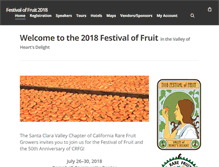 Tablet Screenshot of festivaloffruit.org